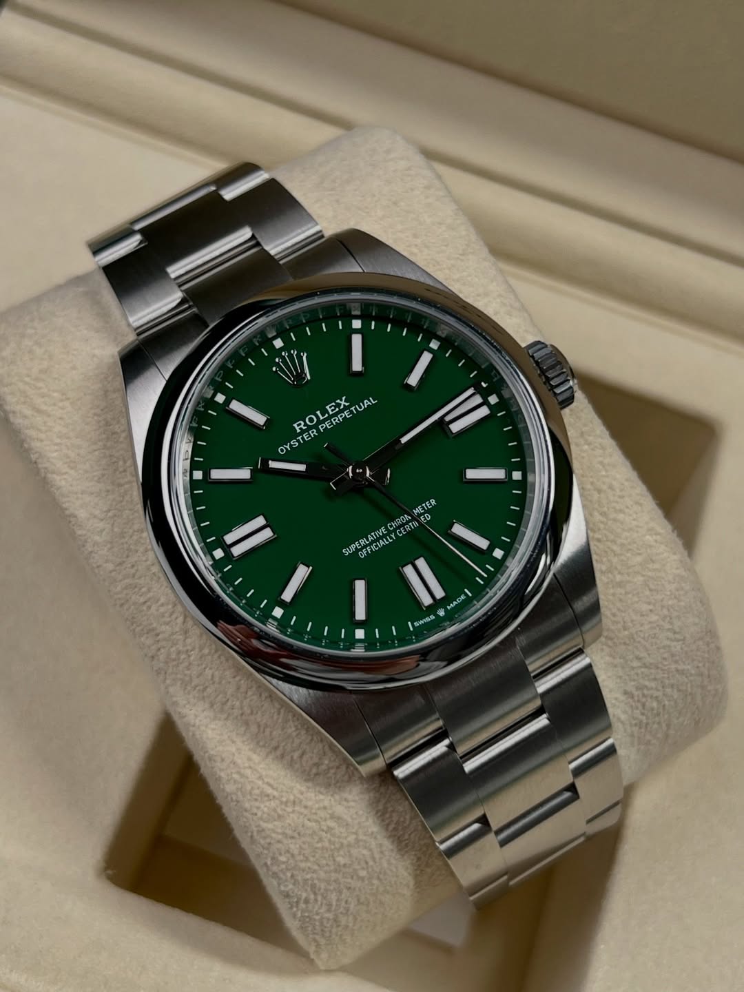 Rolex OP 2025 Green dial - Image 3